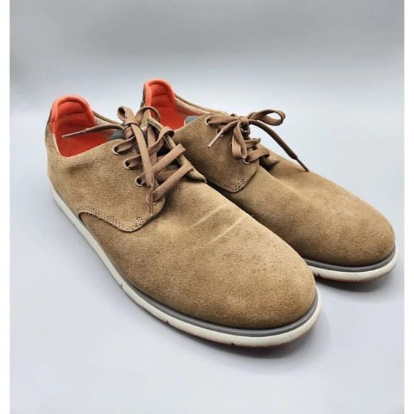 Camper Smith Brown Suede Formal Mens Shoes K100478-004 Size 44 / US 10.5 - Picture 1 of 10